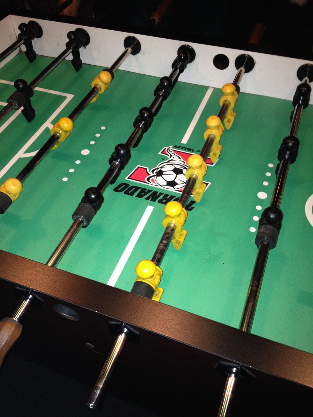 Foosball at Zig-Zags. Not trying to brag, but I'm really good. I won several rounds of drinks.