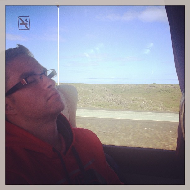 My first picture in Iceland.  I'm boatloads of fun. 