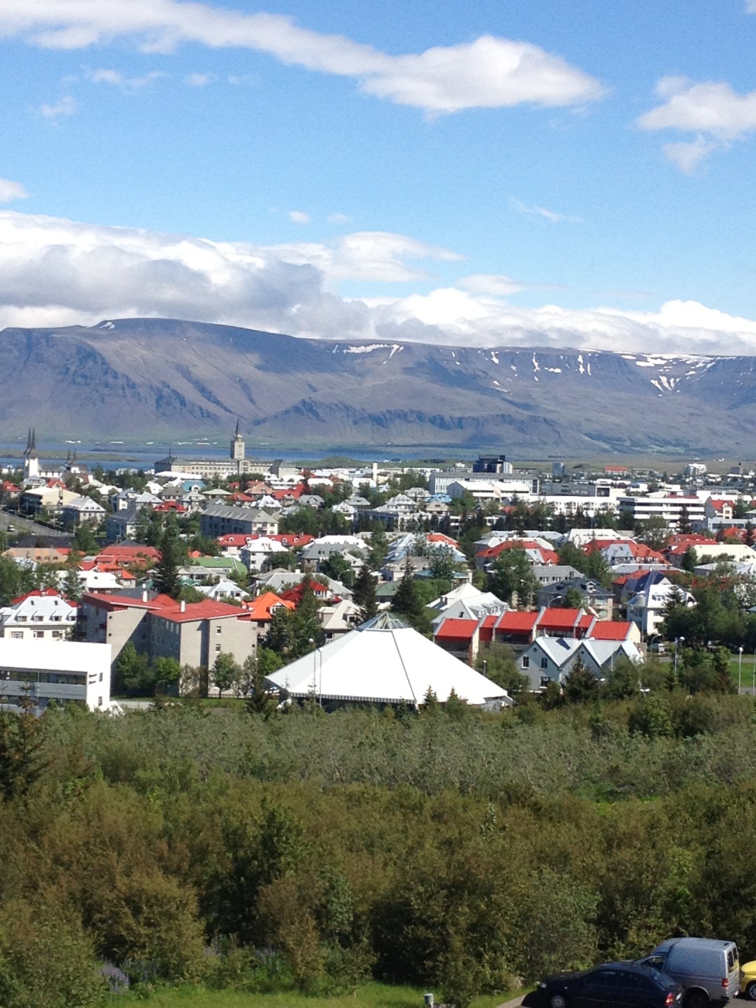 Reykjavik from above