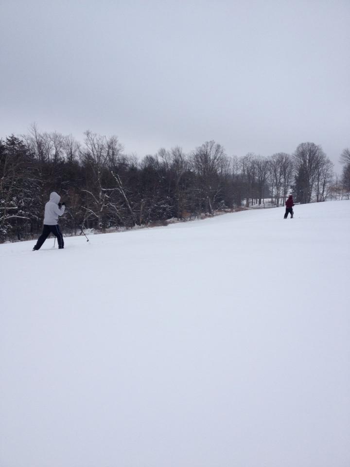 Cross Country skiing with my brother in cousin in Pleasant Mt. PA last Christmas. This is one of my favorite pictures. 