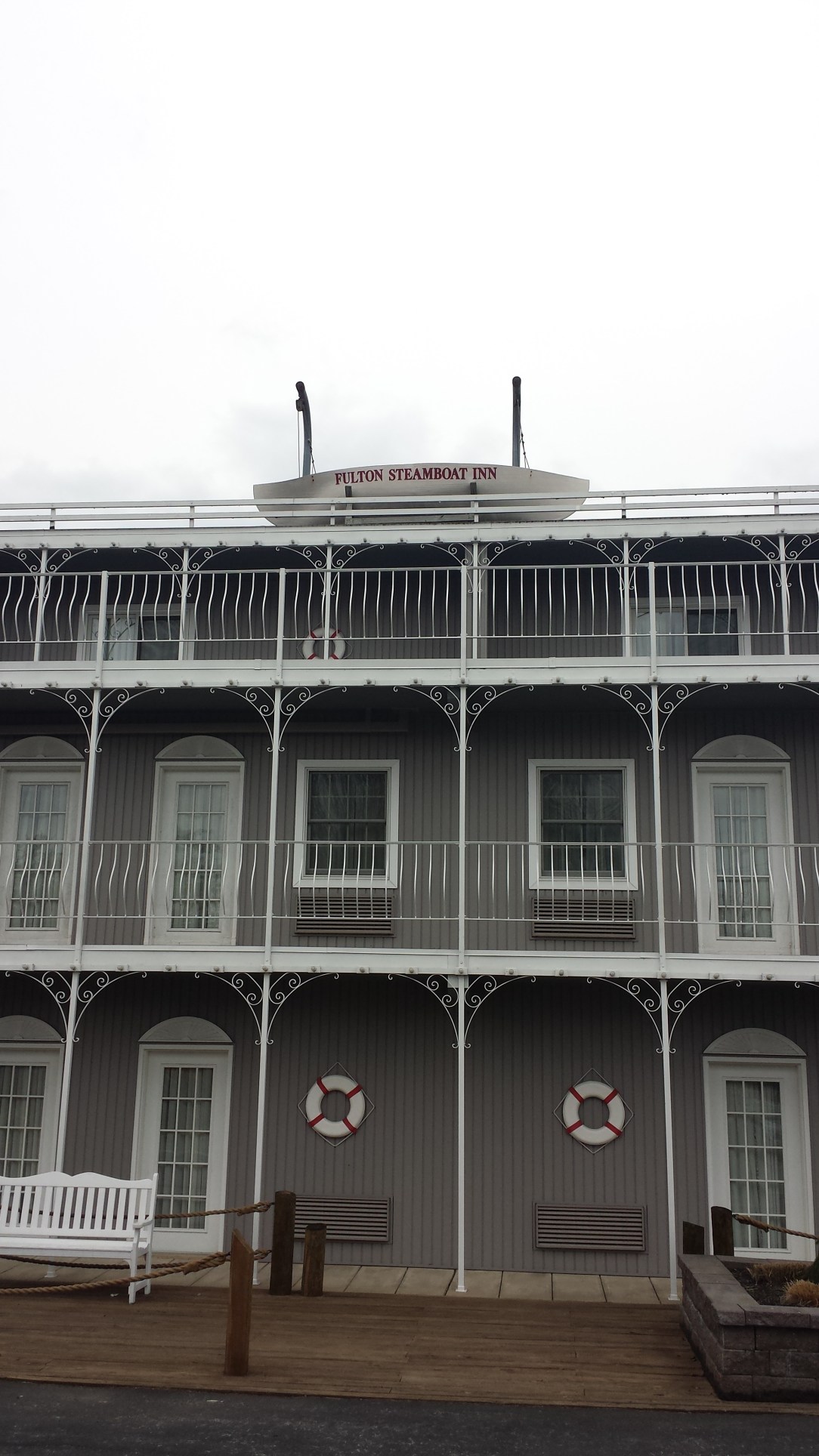 Just in case the hotel decides to go all Titanic in the parking lot. 