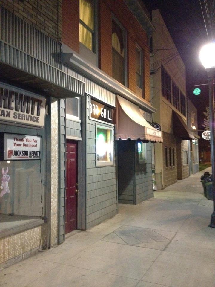 Moran's in downtown Carbondale. They're open on all major holidays (I'm looking at you, Christmas day) and have two rules: they don't close early and rap music isn't allowed (although I'm almost positive that last time I was there we played Nicki Minaj on the Touch Tunes). 