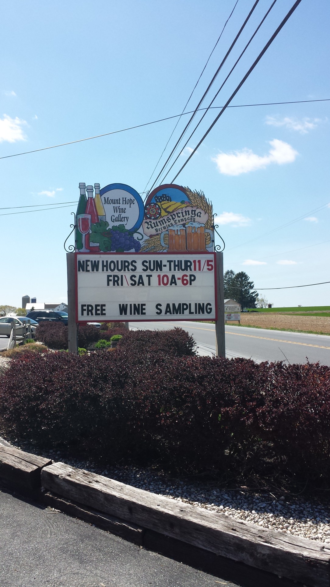 Necessary stop. Rumspringa Brewing Company has a tasting room upstairs, which we avoided because beer and mopeds don't mix. 