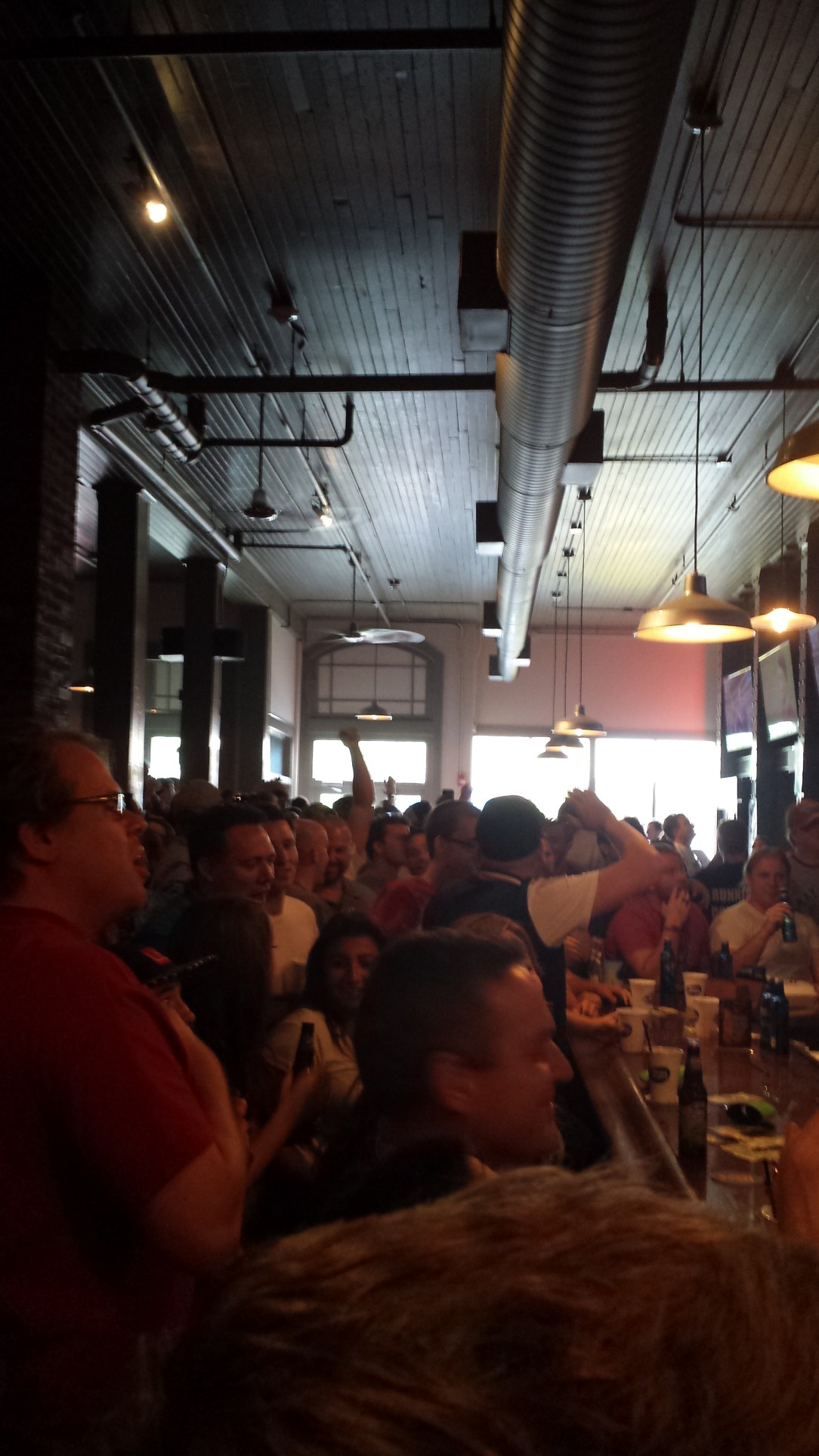 Celebrating the World Cup at Ale Mary's in Scranton. 