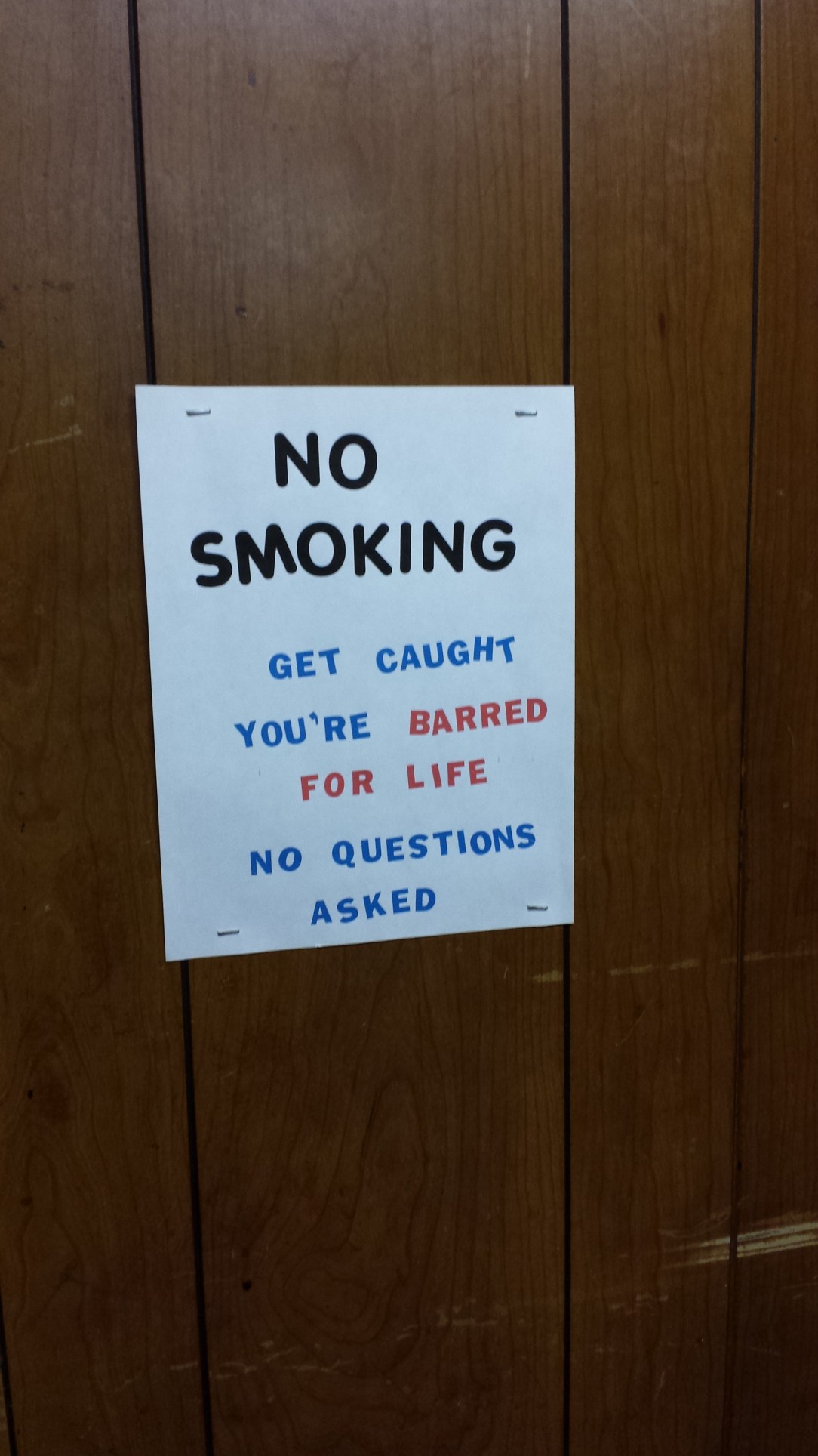 Somehow, it still smelled like cigarettes.