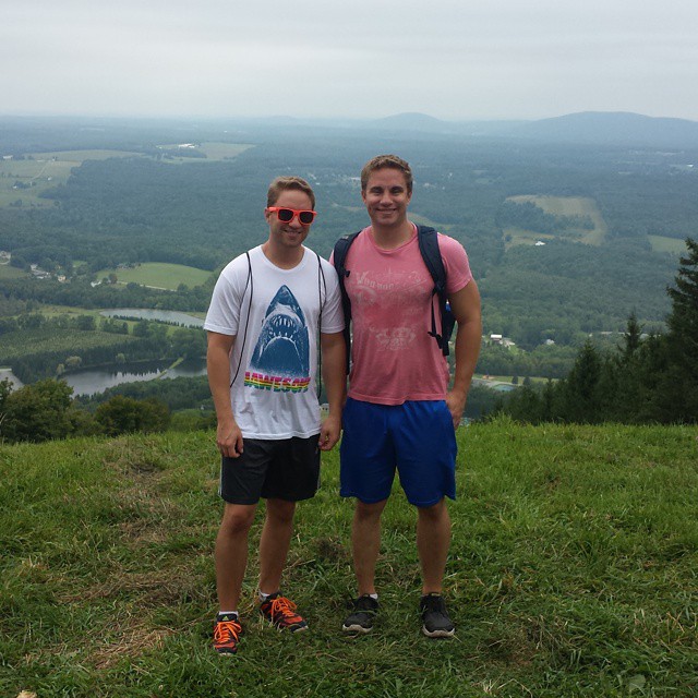 My brother and I at the top of Elk over Labor Day Weekend. 