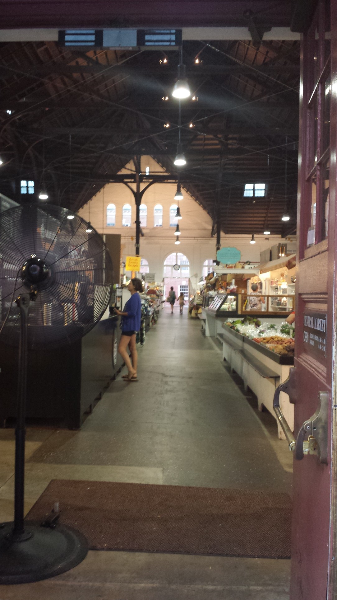 From this angle you could see what an impressively sized building the Central Market is.