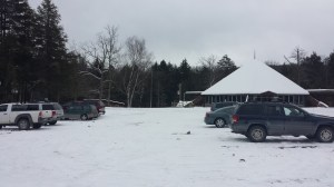 Not packed, but more crowded than I was expecting.