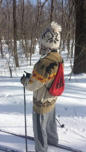 My brother beat me in the overdressed department.