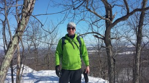 Posing for a glory shot after our excruciating botched hill attempt.