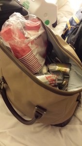 All packed for the ferry ride!