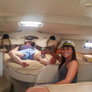 Taking a quick cat nap.