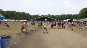 That's the EDM "Pavilion" in the background. 