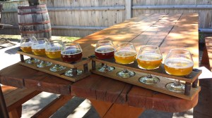 Some beer sampling at Allagash. 