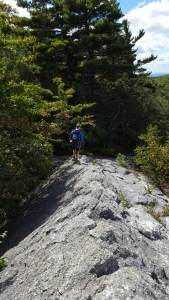 Hiking in Minnewaska State Park 