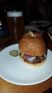 This burger tasted much better then my photography skills make it look.
